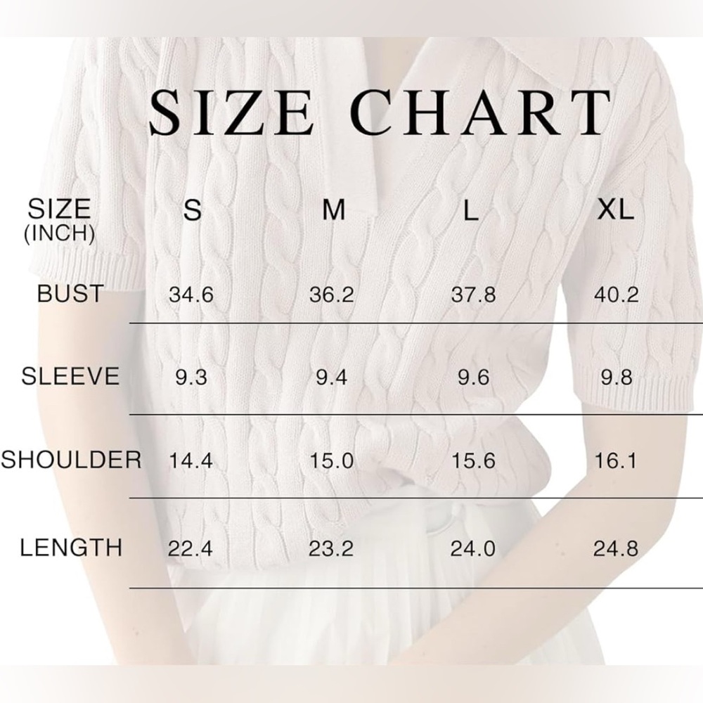 IMILY BELA | Elegant White Cable Knit Blouse - Picture 3 of 5